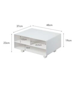 Yamazaki Printer Rack - Tower - White 9 Yamazaki Printer Rack - Tower - White -Dagelijkse Boodschappen Winkel 00b8934ee73e4cf295f0e11161c8365d