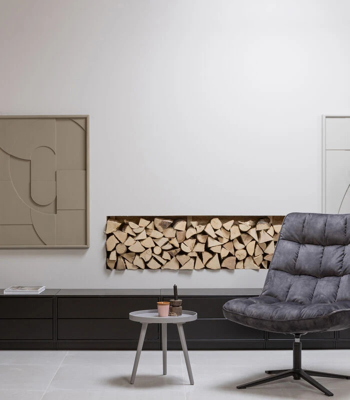 Exclusive Kari Vaas L - Metaal - Bruin - 60x17x17 2 Exclusive Kari Vaas L - Metaal - Bruin - 60x17x17 - Afbeelding 2