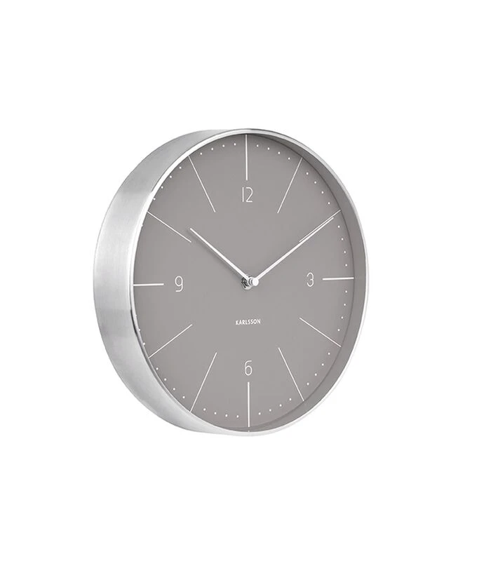 Karlsson Wandklok Normann Numbers - Warm Grijs - Ø27,5cm 3 Karlsson Wandklok Normann Numbers - Warm Grijs - Ø27,5cm - Afbeelding 3