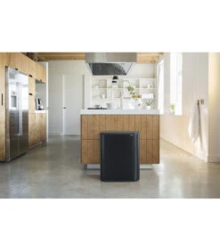 Brabantia Bo Touch Bin, 2 Binnenemmers, 2 X 30L - Matt Black -Dagelijkse Boodschappen Winkel 03f910b928f5408e9b5e2e79a1f92159