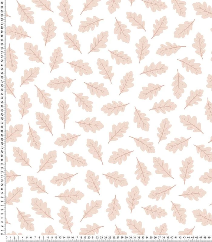 JÖRO Behang - Eikenblad Patroon 3 JÖRO Behang - Eikenblad Patroon - Afbeelding 3