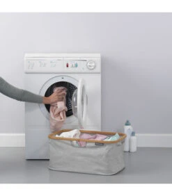 Brabantia Wasmand Opvouwbaar, 40 Liter - Grey -Dagelijkse Boodschappen Winkel 08886b1f4b864e6ab1b7eddcb625f088