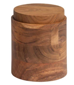 Opal Opbergpot - Acacia Hout - Natural - 15x13x13