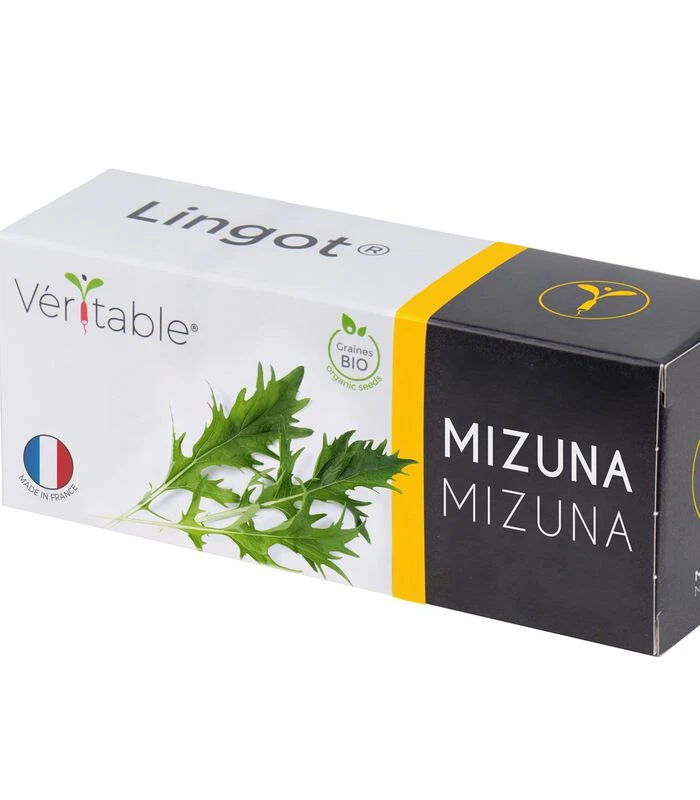 Lingot® Mizuna BIO - Voor Véritable® Indoor Moestuinen 1 Lingot® Mizuna BIO - Voor Véritable® Indoor Moestuinen