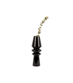 PRESENT TIME Vaas Sparkle Cone - Zwart - Ø9cm -Dagelijkse Boodschappen Winkel 0a073a826bb14bd38386ca4eec5142b4
