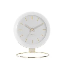 Karlsson Tafelklok Globe - Wit - 21x24,5x14cm -Dagelijkse Boodschappen Winkel 0a42e05e6bdf4220b72fffcc4dcfe607