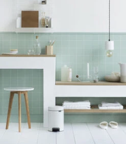 Brabantia NewIcon Prullenbak - 3 L - White -Dagelijkse Boodschappen Winkel 0a489d4bd70b461fa9928d0bd18afb8f