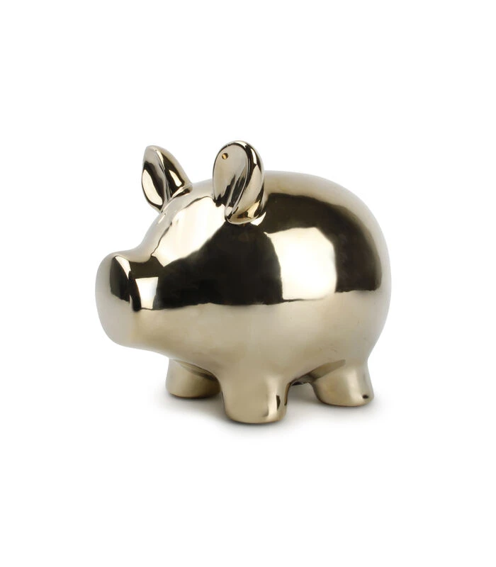 Spaarpot Gold Oink 2 Spaarpot Gold Oink - Afbeelding 2