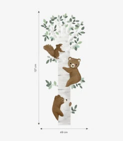 KHARU Muursticker Kinderkamer - Beren Klimmen In De Boom 49x127cm 5 KHARU Muursticker Kinderkamer - Beren Klimmen In De Boom 49x127cm -Dagelijkse Boodschappen Winkel 0ca6b54ed66143298fc575aaa8d6dd9c