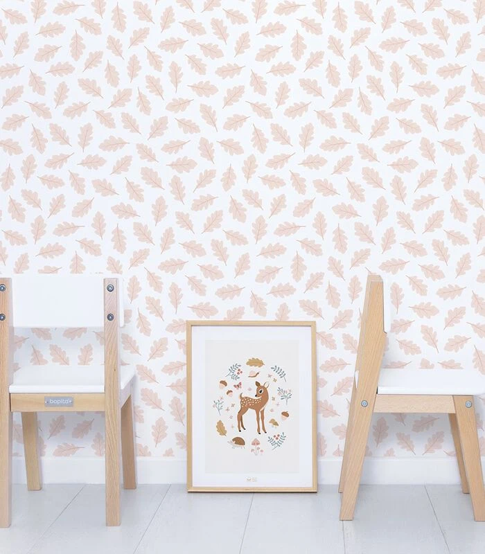 JÖRO Behang - Eikenblad Patroon 2 JÖRO Behang - Eikenblad Patroon - Afbeelding 2