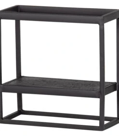WOOOD Wandrek Binnen/Buiten Febe - Metaal - Zwart - 40x40x20 6 WOOOD Wandrek Binnen/Buiten Febe - Metaal - Zwart - 40x40x20 -Dagelijkse Boodschappen Winkel 0f96053be9364b8c9d03fa445d61c41b