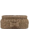Bloempot Voor Binnen Naturel - Rustic Rattan Classic Planter Round