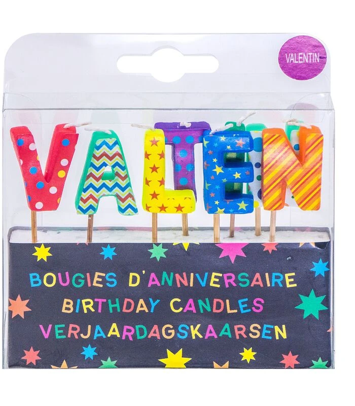 Verjaardagskaarsen Voor De Naam Valentin 1 Verjaardagskaarsen Voor De Naam Valentin