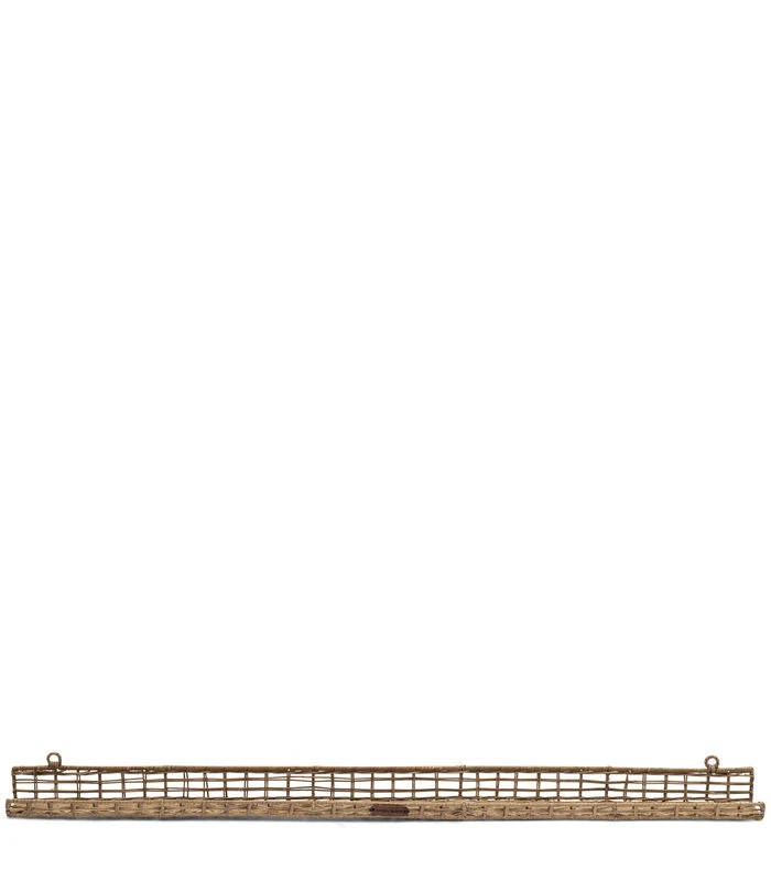 Wandplank Rustic Rattan Naturel - 115 Cm 1 Wandplank Rustic Rattan Naturel - 115 Cm