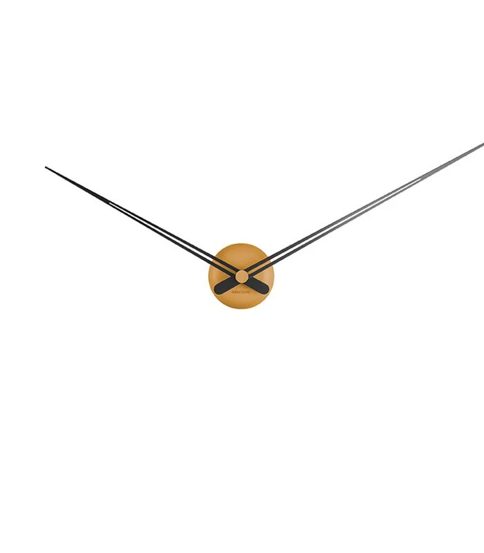 Karlsson Wandklok LBT Sharp - Karamelbruin - Ø77,5cm 1 Karlsson Wandklok LBT Sharp - Karamelbruin - Ø77,5cm