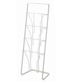 Yamazaki Magazine Stand 4 Folders - Tower - White