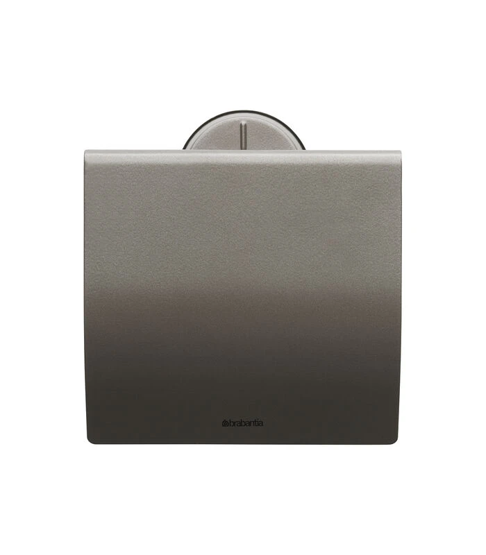 Brabantia Toiletrolhouder Met Klep, Profile - Platinum 1 Brabantia Toiletrolhouder Met Klep, Profile - Platinum