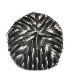 Ronde Bal Zachte Kussen -zwarte