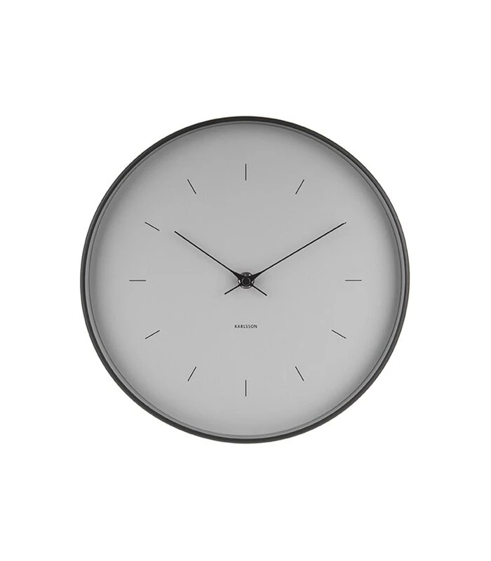 Karlsson Wandklok Butterfly Hands - Grijs - Ø27,5cm 1 Karlsson Wandklok Butterfly Hands - Grijs - Ø27,5cm