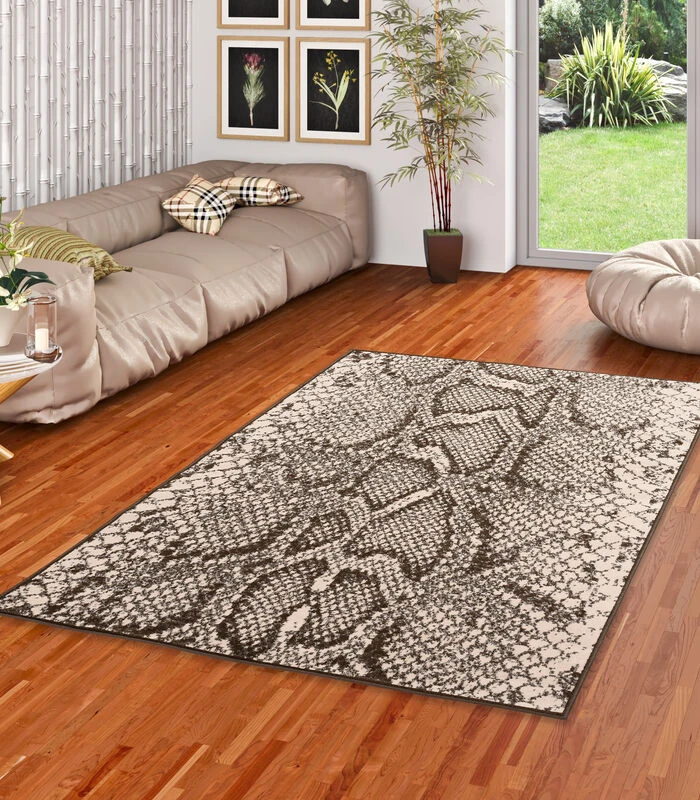 Vloerkleed Designer Samba Slangen Dierlijke Patroon 2 Vloerkleed Designer Samba Slangen Dierlijke Patroon - Afbeelding 2