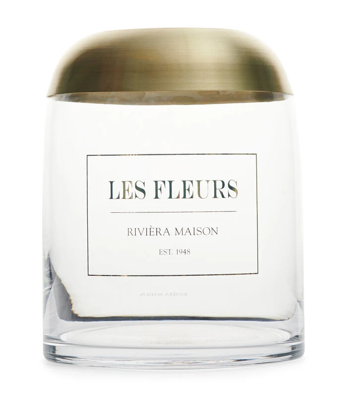 Glazen Vaas - Est 1948 Les Fleurs Vase - Transparant 1 Glazen Vaas - Est 1948 Les Fleurs Vase - Transparant