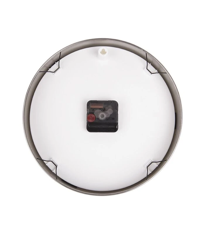 Karlsson Wandklok Minimal - Wit, Nikkel Behuizing - Ø27,5cm 4 Karlsson Wandklok Minimal - Wit, Nikkel Behuizing - Ø27,5cm - Afbeelding 4