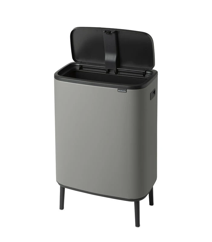 Brabantia Bo Touch Bin Hi, 60 Liter - Mineral Concrete Grey 2 Brabantia Bo Touch Bin Hi, 60 Liter - Mineral Concrete Grey - Afbeelding 2