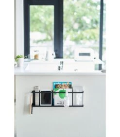 Yamazaki Wall Mounted Shelf - Tower - Black 8 Yamazaki Wall Mounted Shelf - Tower - Black -Dagelijkse Boodschappen Winkel 1734574042334643963617e318136af2