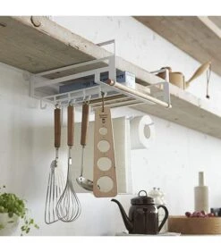 Yamazaki Under Shelf Multifunctional Rack - Tosca - White -Dagelijkse Boodschappen Winkel 17b948764700444ea499cbcedfff6e7f