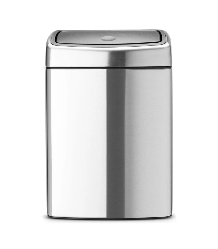 Brabantia Touch Bin Afvalemmer, 10 Liter, Rechthoekig 1 Brabantia Touch Bin Afvalemmer, 10 Liter, Rechthoekig