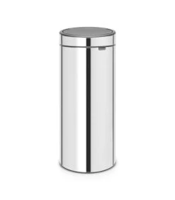 Brabantia Touch Bin New Afvalemmer, 30 Liter,Brilliant Steel