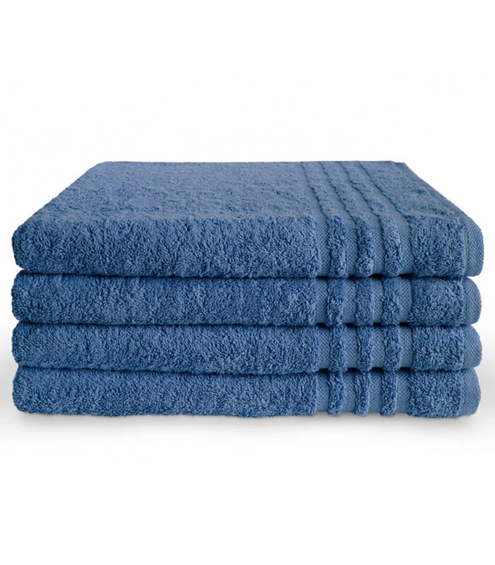 Handdoek 70 X 140 Blauw - 6 Stuks 1 Handdoek 70 X 140 Blauw - 6 Stuks