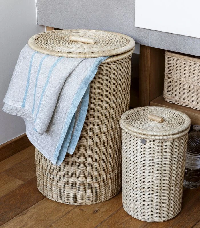 Ronde Rotan Wasmanden 2 Ronde Rotan Wasmanden - Afbeelding 2