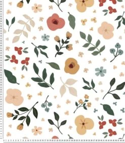BLOEM Behang - Bloemen En Bladeren Patroon -Dagelijkse Boodschappen Winkel 1c9435e04e7f46e4b941a4b04ae6211b