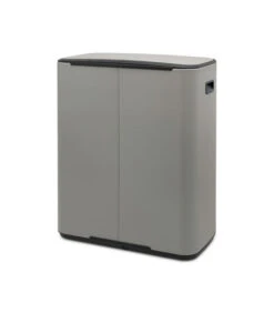 Brabantia Bo Pedaalemmer, 2 X 30 L - Mineral Concrete Grey -Dagelijkse Boodschappen Winkel 1cbc2ecd12e4443cad898e6dc86229b3