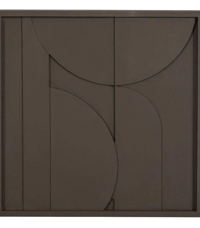 Fiona Vierkant Schilderij - Espresso - 60x60x5 1 Fiona Vierkant Schilderij - Espresso - 60x60x5