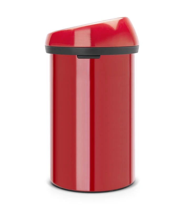 Brabantia Touch Bin Afvalemmer, 60 Liter - Passion Red 2 Brabantia Touch Bin Afvalemmer, 60 Liter - Passion Red - Afbeelding 2