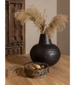 Exclusive Yuri Vaas - Aluminium - Zwart - 24x24x24 -Dagelijkse Boodschappen Winkel 1e6256f6045244fbade15889eee71652