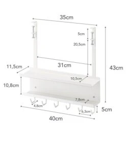 Yamazaki Under-desk Cable & Router Organizer - Smart - White 9 Yamazaki Under-desk Cable & Router Organizer - Smart - White -Dagelijkse Boodschappen Winkel 1fe59a1278d742a19b1644fd54153fa0