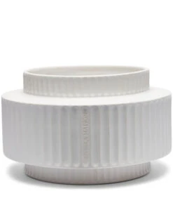 Plantenbak, Bloempot Groot En Rond - Aelous - Wit