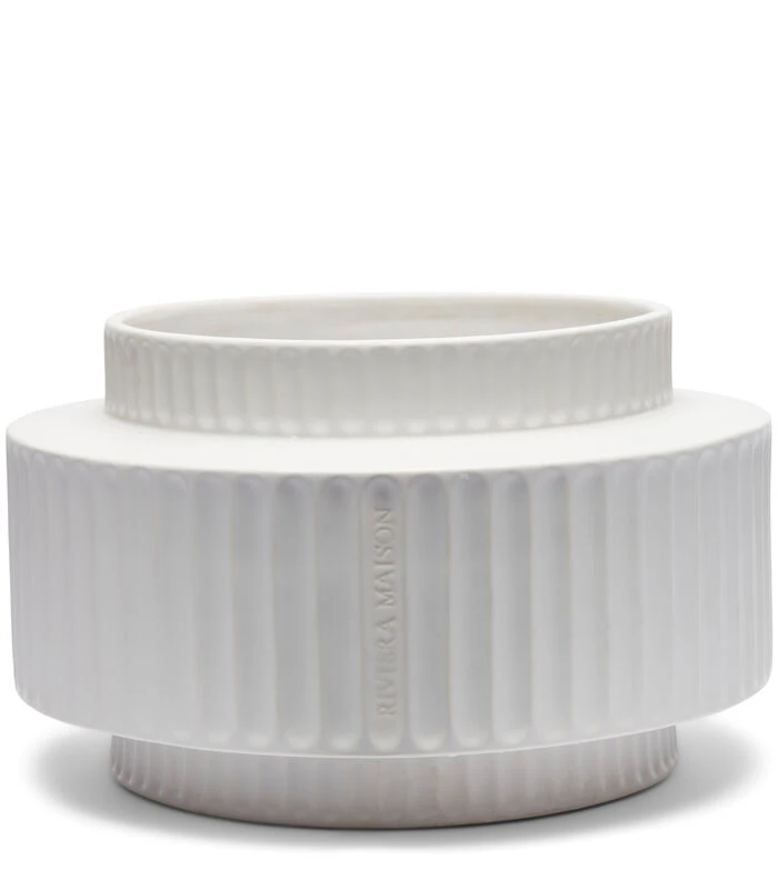 Plantenbak, Bloempot Groot En Rond - Aelous - Wit 1 Plantenbak, Bloempot Groot En Rond - Aelous - Wit