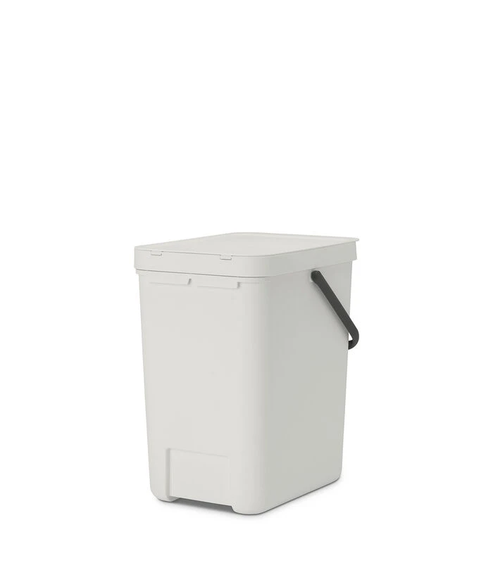 Brabantia Sort & Go Afvalemmer, 25 Liter - Light Grey 2 Brabantia Sort & Go Afvalemmer, 25 Liter - Light Grey - Afbeelding 2