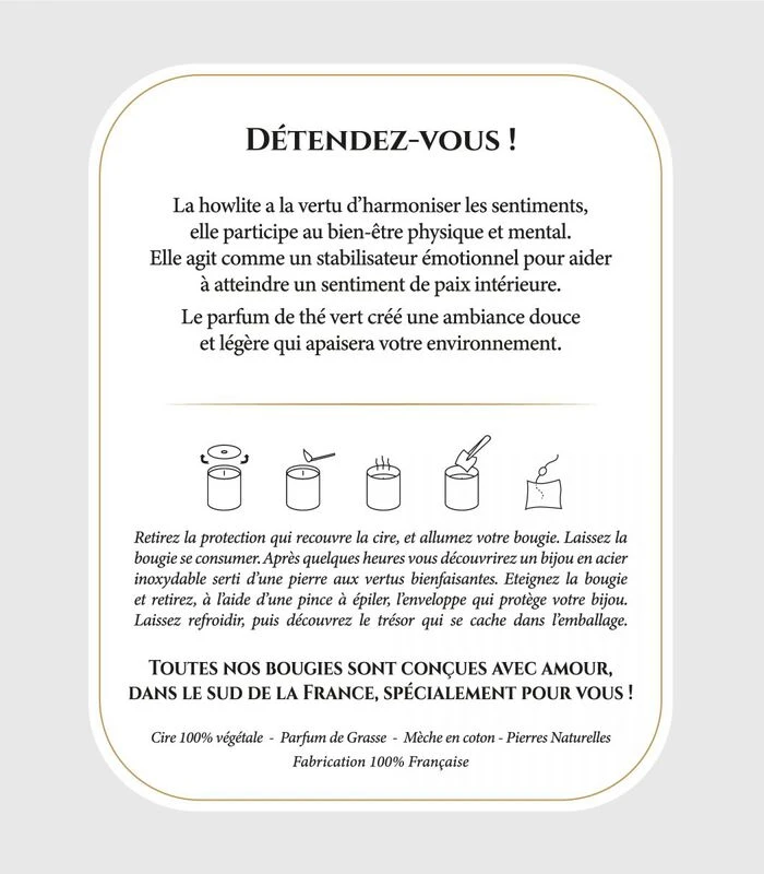 Geurkaars Groene Thee Met Gouden Messing Armband 3 Geurkaars Groene Thee Met Gouden Messing Armband - Afbeelding 3