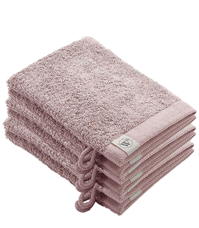 6x Remade Cotton Washandjes Poeder Roze 1 6x Remade Cotton Washandjes Poeder Roze