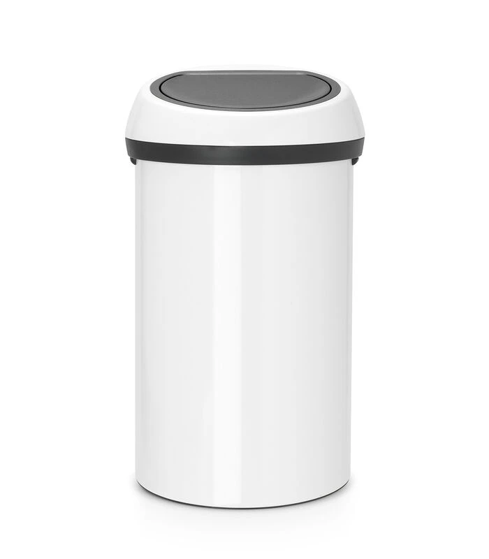 Brabantia Touch Bin Afvalemmer, 60 Liter - White 1 Brabantia Touch Bin Afvalemmer, 60 Liter - White