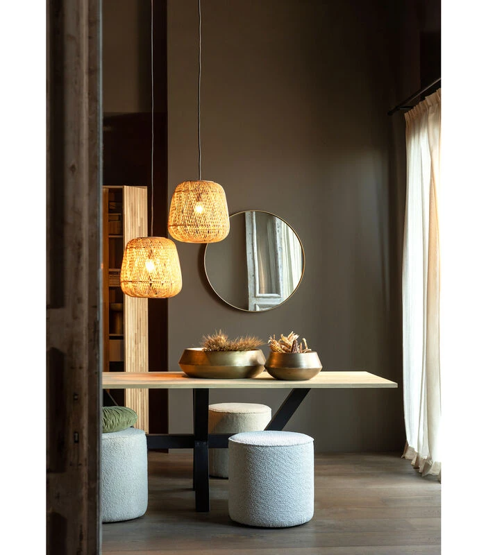 Doutzen Spiegel - Metaal - Goud - 80x80x5 3 Doutzen Spiegel - Metaal - Goud - 80x80x5 - Afbeelding 3