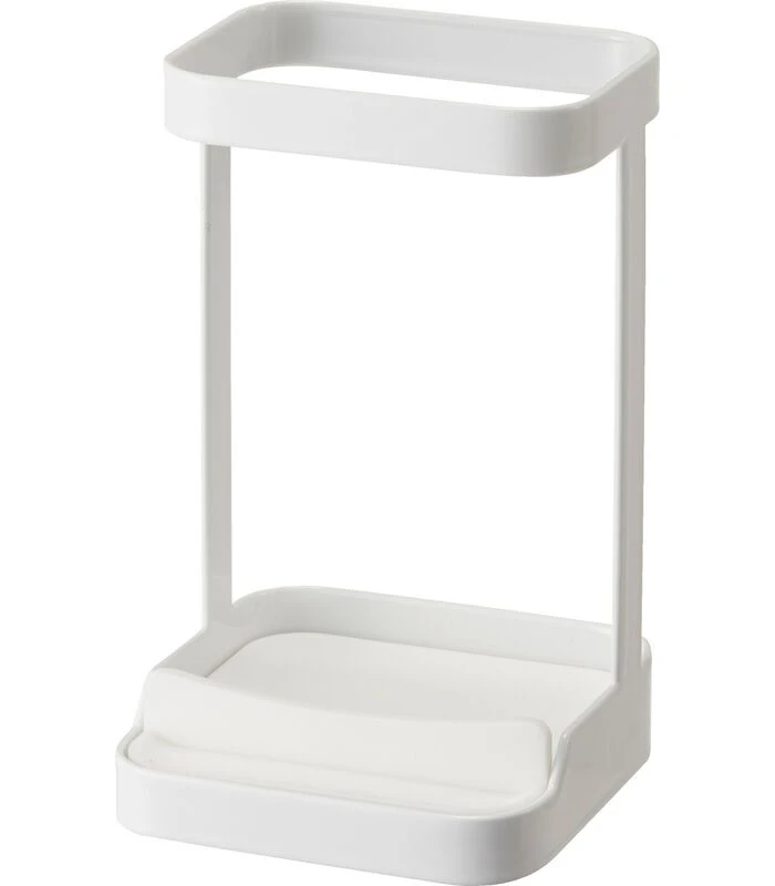 Yamazaki Hair Iron Stand - Tower - White 1 Yamazaki Hair Iron Stand - Tower - White