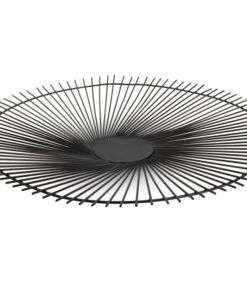 Draadmand 53xH5cm Zwart Twisted Iris