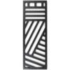 Wanddecoratie - Rectangular Wall Decoration - Zwart