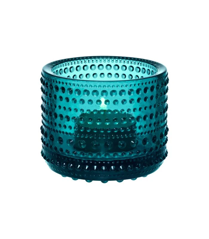 Iittala Kastehelmi Sfeerlicht 64mm Zeeblauw 1 Iittala Kastehelmi Sfeerlicht 64mm Zeeblauw